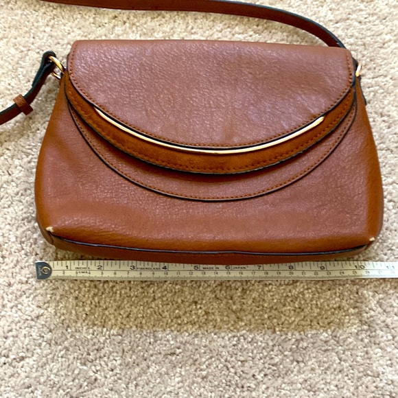 Lauren Conrad Brown / Tan Mini Crossover Purse - Picture 6 of 7